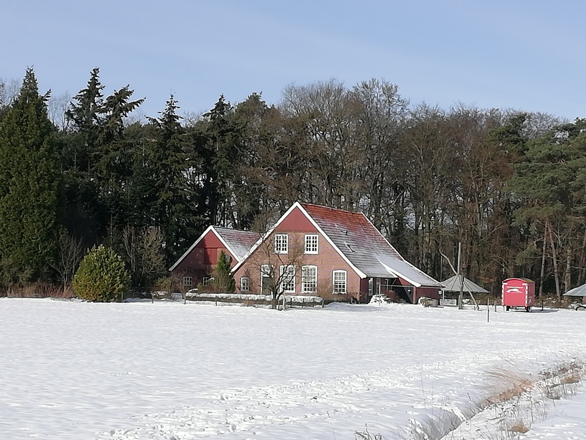 Foto van Het Haverland in de sneeuw